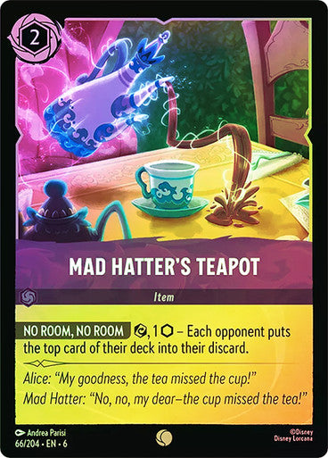 Mad Hatter's Teapot ( Cold Foil )