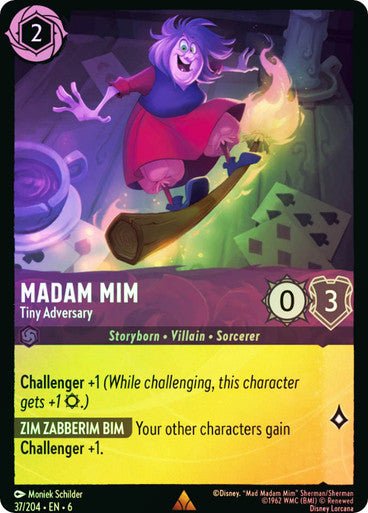 Madam Mim - Tiny Adversary ( Cold Foil ) - Con T de Tlacuache - Ravensburger
