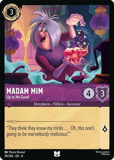 Madam Mim - Up to No Good (Non - foil) - Con T de Tlacuache - Ravensburger