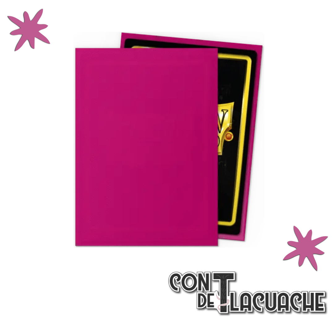 Magenta Matte Standard 100pz | Dragon Shield - Con T de Tlacuache - Dragonshield