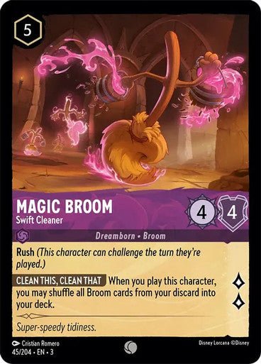 Magic Broom - Swift Cleaner (Non - foil) - Con T de Tlacuache - Ravensburger