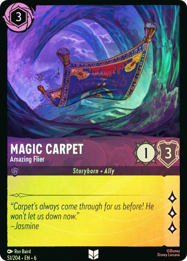 Magic Carpet - Amazing Flier ( Cold Foil ) - Con T de Tlacuache - Ravensburger