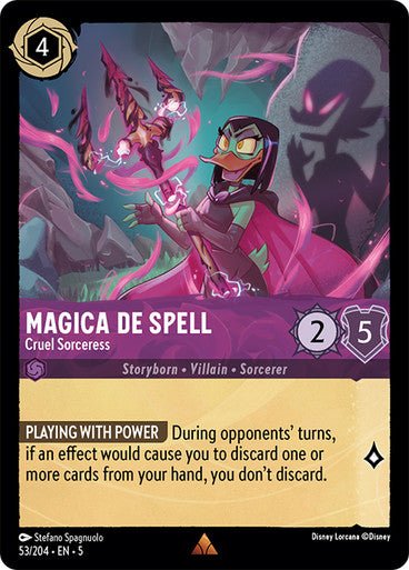 Magica De Spell - Cruel Sorceress (Non - foil ) - Con T de Tlacuache - Ravensburger