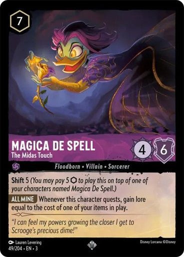 Magica de Spell - The Midas Touch (Non - foil) - Con T de Tlacuache - Ravensburger