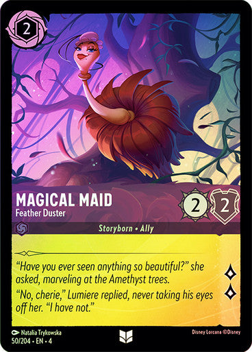 Magical Maid - Feather Duster ( Cold Foil ) | Ravesburger