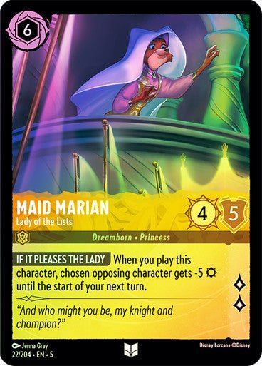 Maid Marian - Lady of the Lists (Cold Foil ) - Con T de Tlacuache - Ravensburger