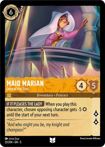 Maid Marian - Lady of the Lists (Non - foil ) - Con T de Tlacuache - Ravensburger