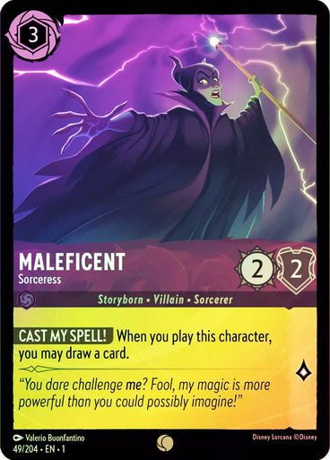 Maleficent - Sorceress ( Cold Foil ) - Con T de Tlacuache - Ravensburger