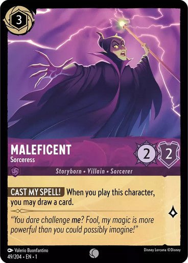 Maleficent - Sorceress ( Non - foil ) - Con T de Tlacuache - Ravensburger