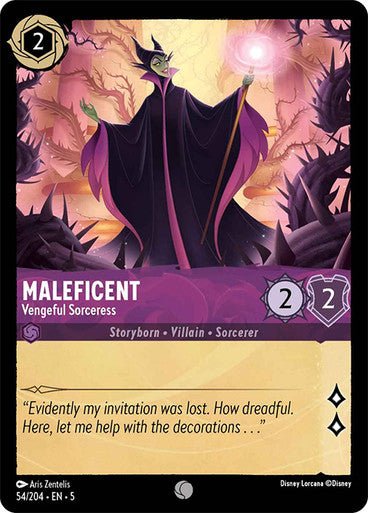 Maleficent - Vengeful Sorceress (Non - foil ) - Con T de Tlacuache - Ravensburger