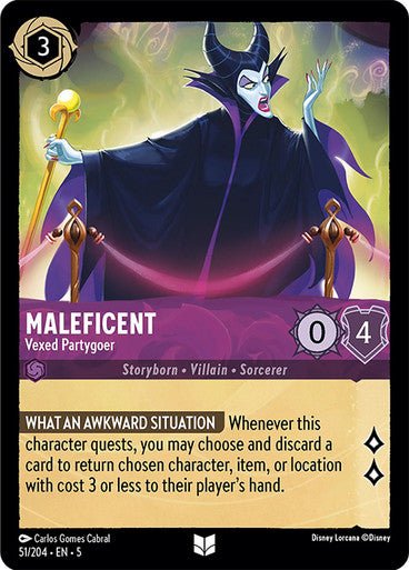 Maleficent - Vexed Partygoer (Non - foil ) - Con T de Tlacuache - Ravensburger