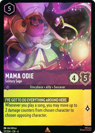 Mama Odie - Solitary Sage ( Cold Foil ) - Con T de Tlacuache - Ravensburger