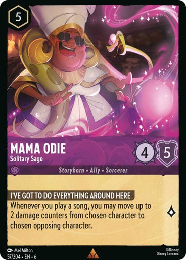 Mama Odie - Solitary Sage ( Non - foil ) - Con T de Tlacuache - Ravensburger