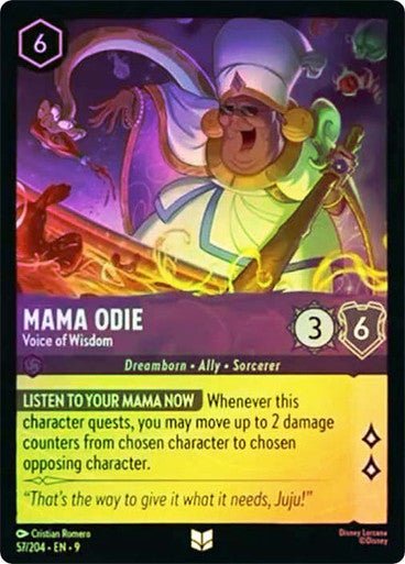 Mama Odie - Voice of Wisdom (Cold Foil) - Con T de Tlacuache - Ravensburger