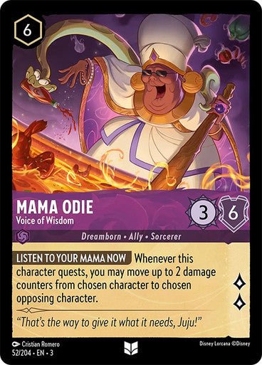 Mama Odie - Voice of Wisdom (Non - foil) - Con T de Tlacuache - Ravensburger