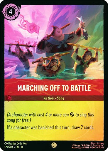 Marching Off to Battle (Cold Foil) | Ravensburger - Con T de Tlacuache - Ravensburger