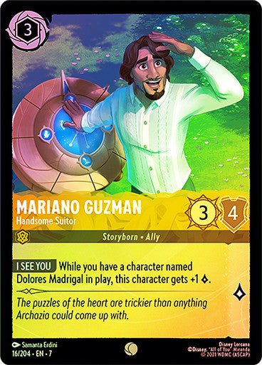 Mariano Guzman - Handsome Suitor (Cold Foil) - Con T de Tlacuache - Ravensburger