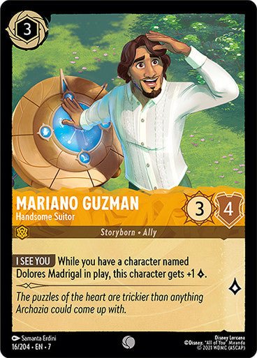 Mariano Guzman - Handsome Suitor (Non - foil) - Con T de Tlacuache - Ravensburger