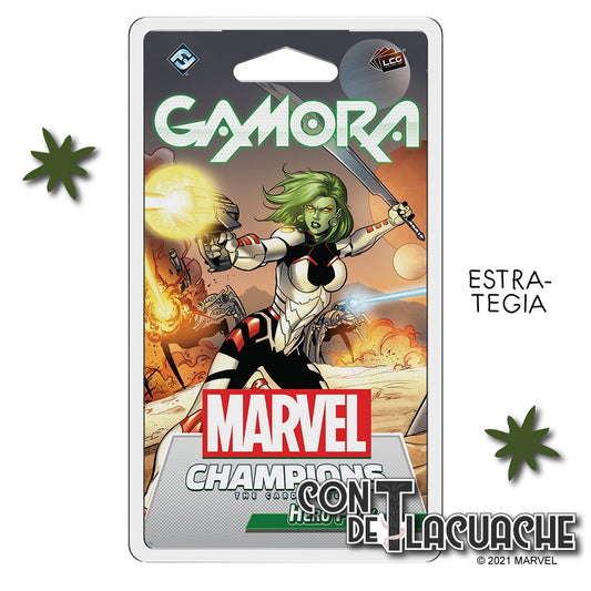 Marvel Champions TCG Gamora (Hero Pack) | Asmodee - Con T de Tlacuache - Asmodee