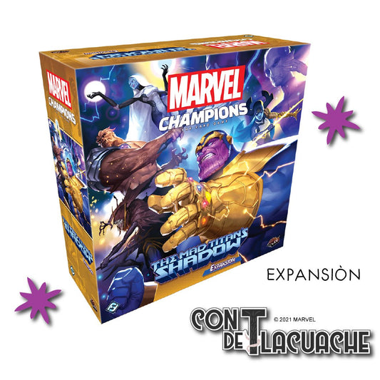 Marvel Champions TCG The Mad Titan's Shadow (Expansión) | Asmodee - Con T de Tlacuache - Asmodee