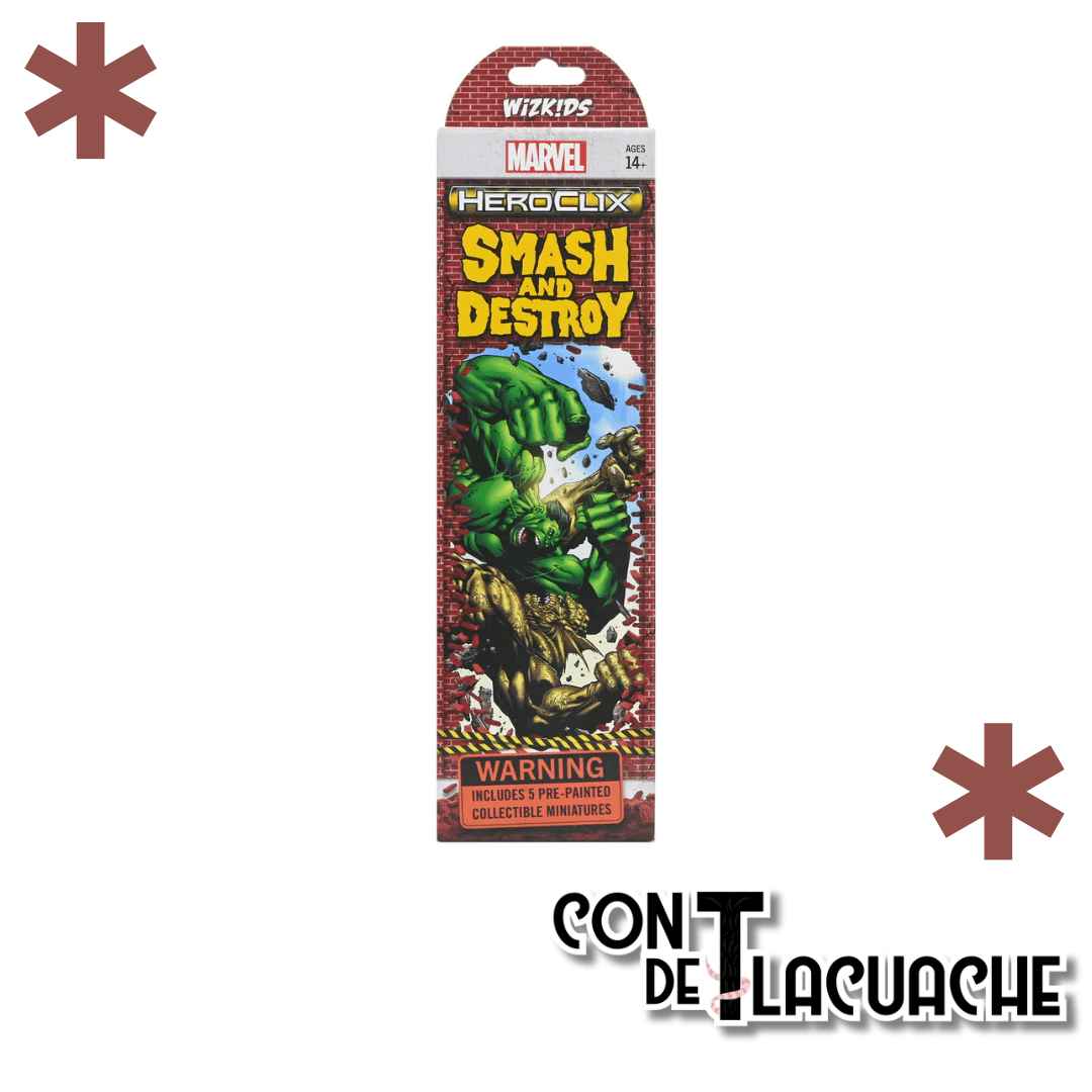 Marvel Smash and Destroy Booster | Heroclix - Con T de Tlacuache - HeroClix
