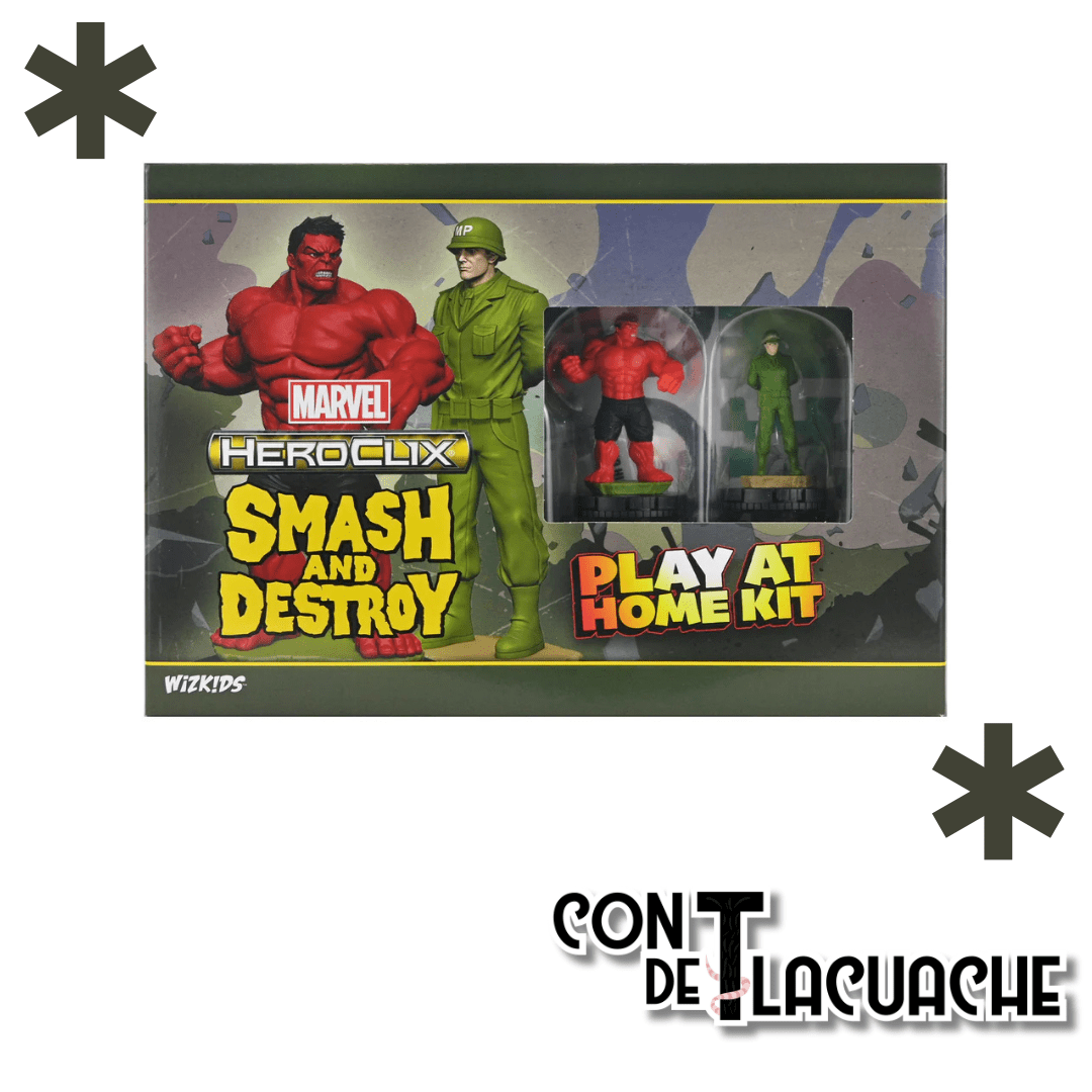 Marvel Smash and Destroy Play at Home Kit | Heroclix - Con T de Tlacuache - Con T de Tlacuache