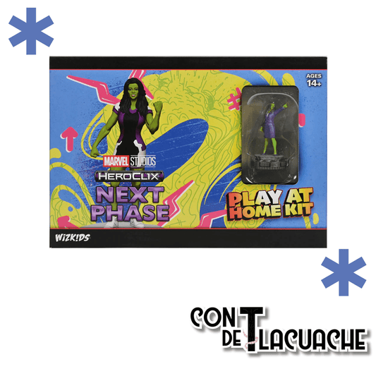 Marvel Studios Next Phase Play at Home Kit She Hulk | Heroclix - Con T de Tlacuache - Con T de Tlacuache