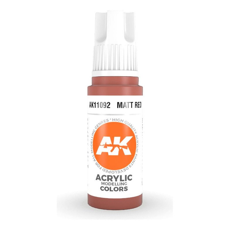 Matt Red 17Ml | Ak Interactive - Con T de Tlacuache - AK Interactive
