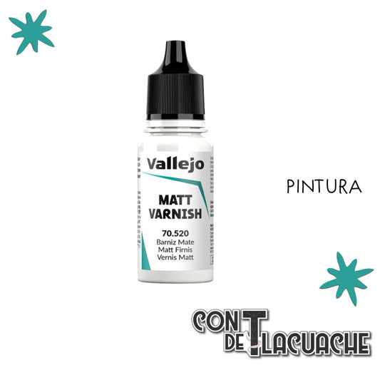 Matt Varnish 18ml (70520) | Vallejo - Con T de Tlacuache - Vallejo