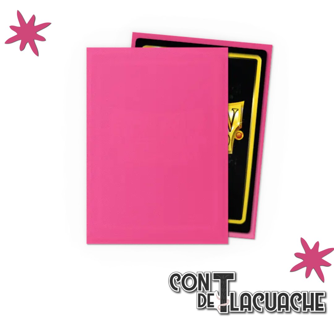 Matte Sleeves - Standard Size "Pink Diamond" 100pz | Dragonshield - Con T de Tlacuache - Dragonshield