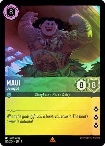 Maui - Demigod ( Cold Foil ) - Con T de Tlacuache - Ravensburger