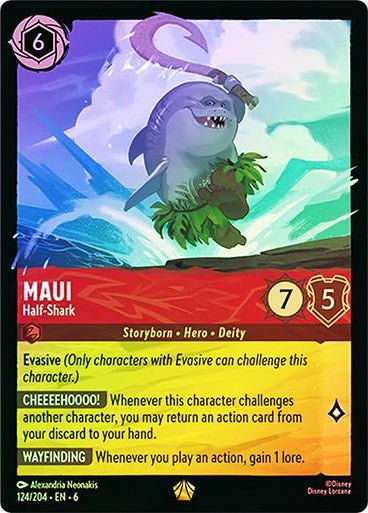 Maui - Half - Shark ( Cold Foil ) - Con T de Tlacuache - Ravensburger