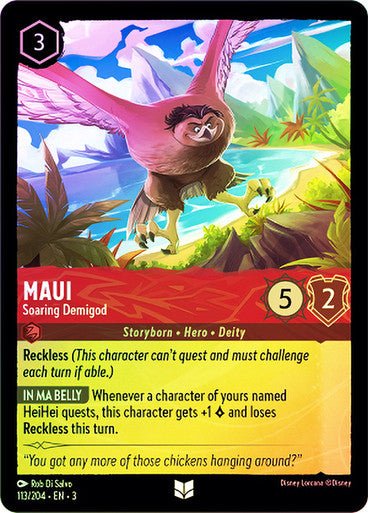 Maui - Soaring Demigod (Cold Foil) - Con T de Tlacuache - Ravensburger