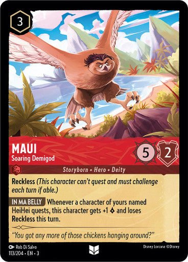 Maui - Soaring Demigod (Non - foil) - Con T de Tlacuache - Ravensburger