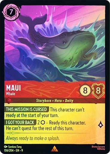 Maui - Whale (Cold Foil) - Con T de Tlacuache - Ravensburger