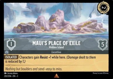 Maui's Place of Exile - Hidden Island (Non - foil) - Con T de Tlacuache - Ravensburger