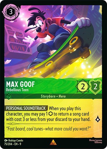 Max Goof (Cold Foil) - Con T de Tlacuache - Ravensburger