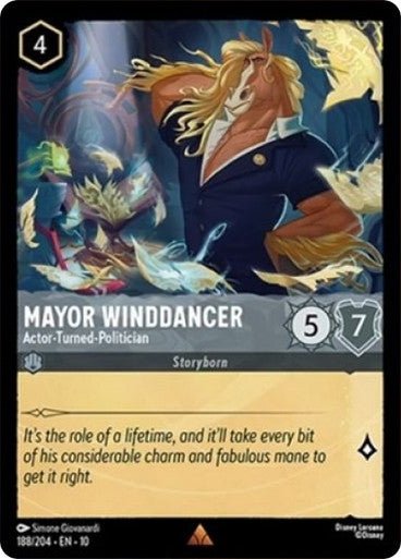 Mayor Winddancer (Non - foil) - Con T de Tlacuache - Ravensburger