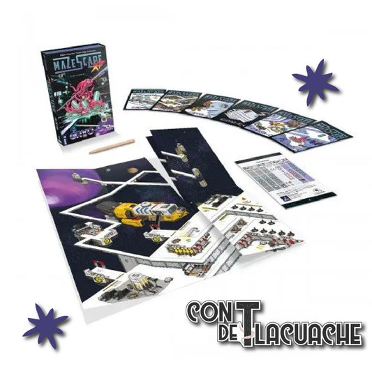 Mazescape XP Cryo - C (Nivel Avanzado) | Devir - Con T de Tlacuache - Devir