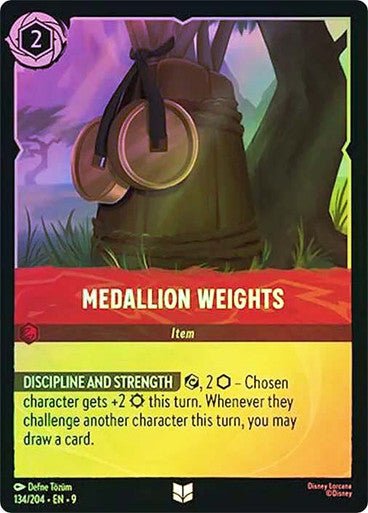 Medallion Weights (Cold Foil) - Con T de Tlacuache - Ravensburger