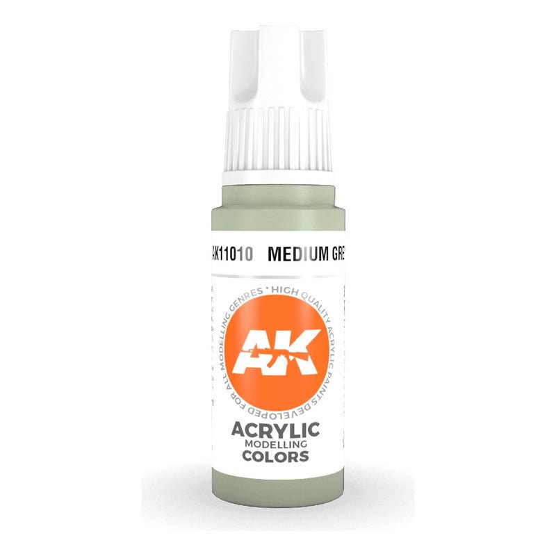 Medium Grey 17Ml | Ak Interactive - Con T de Tlacuache - AK Interactive
