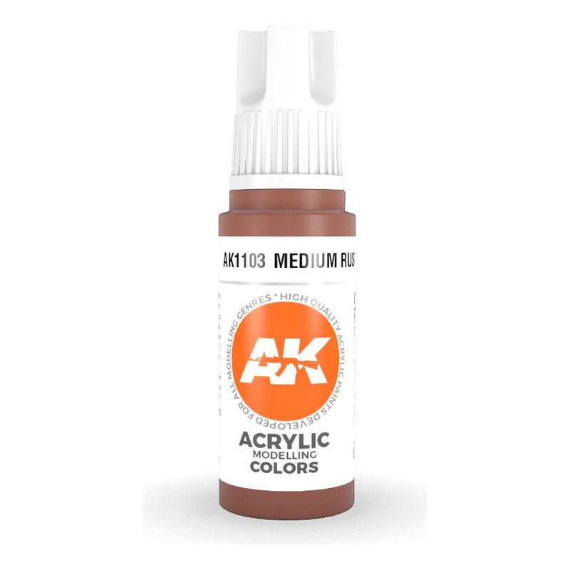 Medium Rust 17Ml | Ak Interactive - Con T de Tlacuache - AK Interactive
