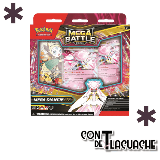Mega Battle Deck Gengar & Diancie | Pokemon - Con T de Tlacuache - Con T de Tlacuache