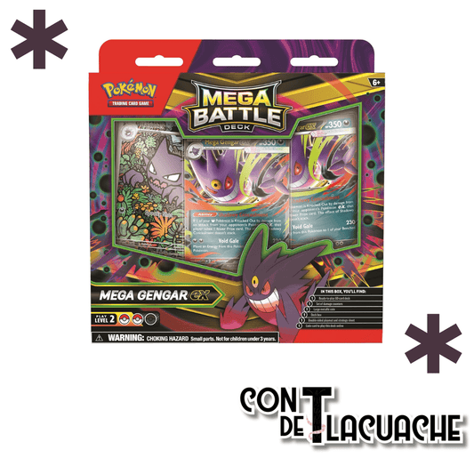 Mega Battle Deck Gengar & Diancie | Pokemon - Con T de Tlacuache - Con T de Tlacuache