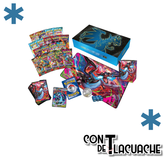 Mega Charizard X ex Ultra - Prem Col | Pokemon - Con T de Tlacuache - Con T de Tlacuache