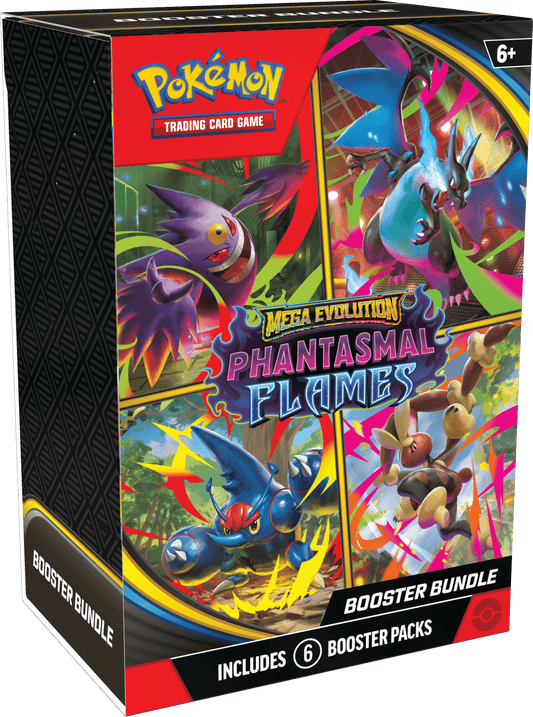 Mega Evolutions Phantasmal Flames Booster Bundle | Pokemon - Con T de Tlacuache - Con T de Tlacuache