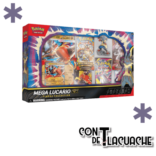 Mega Lucario ex Figure Collection | Pokemon - Con T de Tlacuache - Con T de Tlacuache