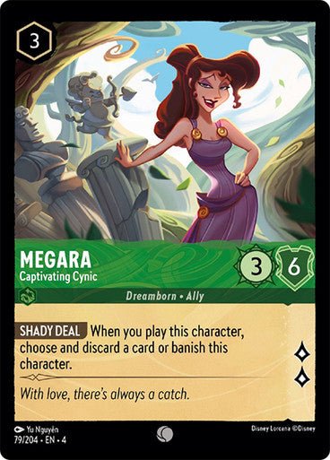 Megara - Captivating Cynic ( Non - foil ) | Ravesburger - Con T de Tlacuache - Ravensburger