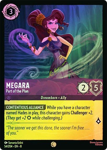 Megara - Part of the Plan (Cold Foil) - Con T de Tlacuache - Ravensburger