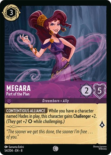 Megara - Part of the Plan (Non - foil) - Con T de Tlacuache - Ravensburger